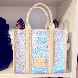 MARC JACOBS THE SEQUIN MICRO TOTE BAG